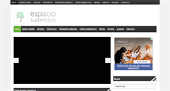 Desktop Screenshot of espaciosustentable.com